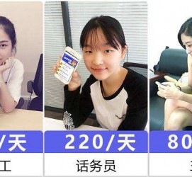 韶关关于斗米兼职上的模特雇用的信息